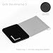 Produktbild Grifiti Slim Handgelenkpolster 5, Schwarz, Nylon Oberfläche und rutschfeste Neopren Unterlage, 10,2 x 12,7 x 0,6 cm, für Apple Magic Trackpad, Mobee Numpad, Power Bar, Meshwe, Logitech, Anker, Perixx, GMYLE, Macally, Rupoo, SIIG, Azio, auch als Mauskissen für Handgelenk für Mäuse und Tastaturen