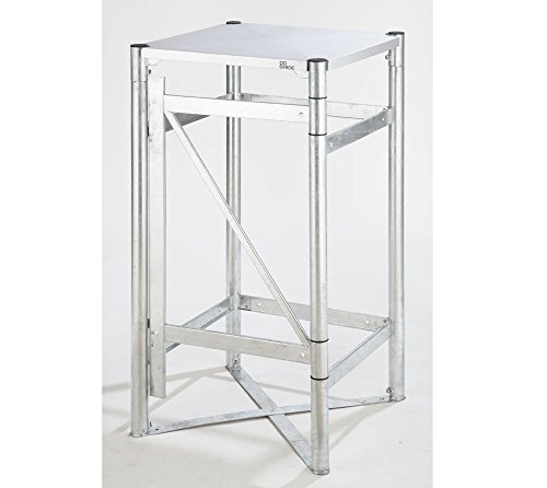 Hide Mülltonnenbox, Mülltonnenverkleidung, Gerätebox natur // 121x63x115 cm (BxTxH) // Aufbewahrungsbox für 2 Mülltonnen 140l Volumen - 2