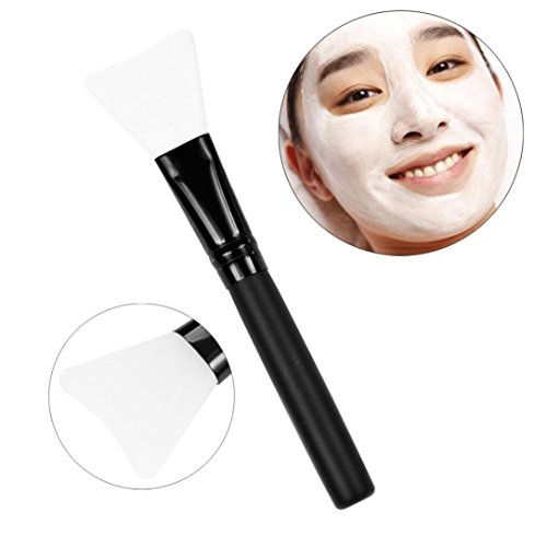 Make Up Brushes, Webla Wooden Handle Facial Face Mud Mask Mixing Brush Cosmetic Makeup Kit (Clear)
