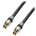 Produktbild Lindy 37770 - Vergoldet Premium Antennenkabel – Stecker auf Stecker – 0,5m