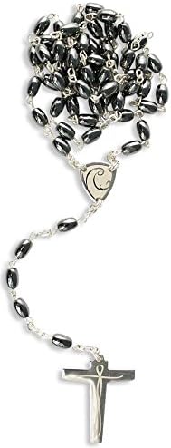 Rosary Hematite Plated