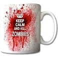 Uglymug Tazza In Ceramica 'Keep Calm And Kill Zombies' – 10 Once – Regalo Divertente - 2