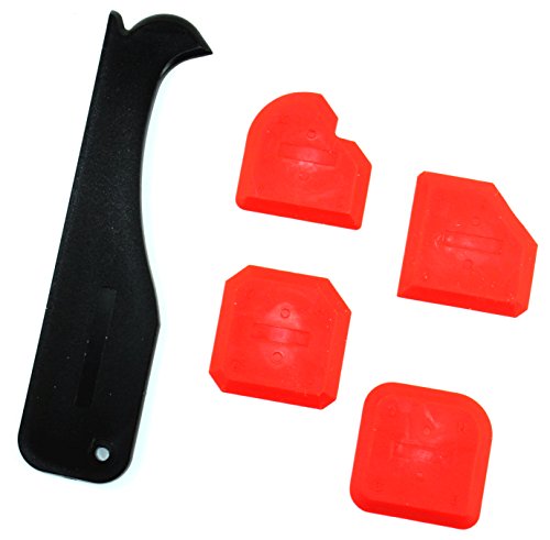 Fugenglätter 5tlg. Set -K&B Vertrieb- Silikonabzieher Fugenzieher Spachtelset Glättspachtel 256 - 3