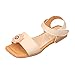 Produktbild Prinzessin Schuhe Kleinkind,Absolute Baby Mädchen Blume Sandalen Sommer Strand Schuhe 2018 Neue Slipper PU Freizeitschuhe Mode Clogs für 3.5-6 Jahr (4.5-5 Jahr, Beige)