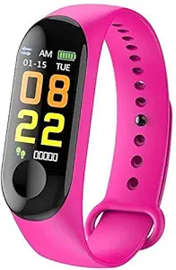 ADYM M3 Activity Tracker and Fitness Band with Heart Rate Monitor Compatible with All Android and iOS Smartphones