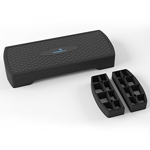 Vitalifit Stepper Expander Set Aerobic Hanteln Fitness Matte Yogamatte Krafttraining - 4