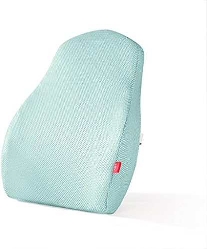 YOTA HOME Bedside Backrest Summer Car Seat Cushion Polyethylene Resin Filling With Removable 3D Breathable Mesh-like Cover Lumbar Car Seat Back Pillow Waist Pillow (Color : Blue)