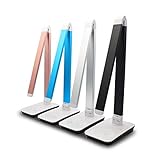 Material del cuerpo: Aluminio Estudio Plegable Lámpara De Mesa Led 4 Nivel Sensible Táctil Dimmer Lámparas De Escritorio Oficina Portátil Cuidado De Los Ojos Lectura 12W Recargable Nuevo