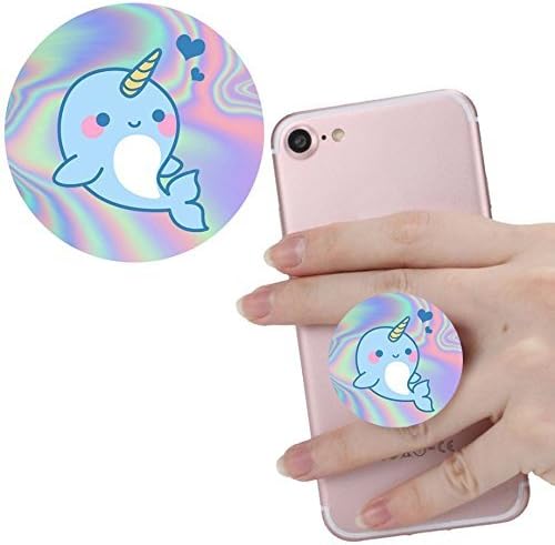 Pop Multi-function Pop cellular phone bracket Socket Expanding Stand and Grip for Smart-phones and Tablets Bracket Mount Holder Collapsible-White blue Pink purple unicorn Love heart