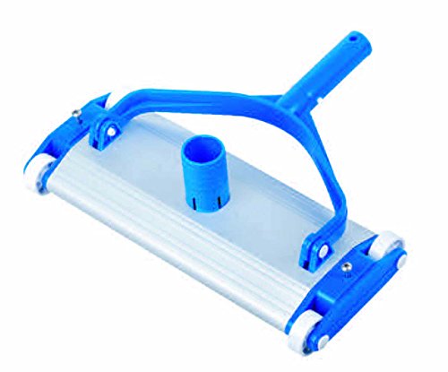 Decoytec Limpiafondos Manual de Aluminio con Cepillo 35 cms. de Ancho conexion Clip Cepillo