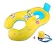 Produktbild Vercrown Aufblasbare Baby Pool Schwimmer Schwimmen Ring Mutter und Baby Sitzboot Yacht mit Luftpumpe Safty für Eltern und Kleinkind Kinder ins Wasser Spielen