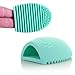 Honearn 2PCS Brushegg Portable Makeup Brush Cleaner Silicone Pink & Green