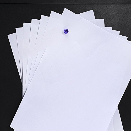 MITE 24 Stück Acryl Verschiedene Neodym-Magnet-Push-Pins für Karten, Kühlschränke, Whiteboards (Colorful) - 6