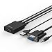 Produktbild Apeman HDMI zu VGA Adapter, 1080P HDTV-Konverterkabel mit Audio- und Micro-USB-Ladekabel, Schwarz