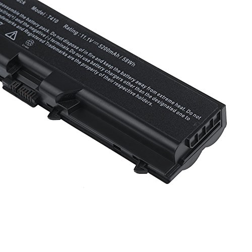 Vinteky® Notebook Akku für Lenovo ThinkPad T410, T410i, T420, T420i, T430, T430i, T510, T510i, T520, T520i, T530, T530i, W510, W520, W530, L410, L412, L420, L421, L430, L510, L512, L520, L530 , SL530, W530I Serie ersetzt: 42T4235, 42T4731, 42T4733, 42T4737, 42T4753, 42T4757, 51J0499, 57Y4185, ASM 42T4703, ASM 42T4752, ASM 42T4756, ASM 42T4796, FRU 42T4702, FRU 42T4751, FRU 42T4755, FRU 42T4791, FRU 42T4793, Laptop Batterie 5200mAh, 10,8V/11,10V - 5