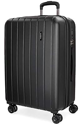 Movom Valise moyenne rigide 65cm Movom Wood Noire