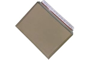 PACKNSELL 100 Pack C4L Cardboard Envelopes (249 X 349 mm) - Expandable, Peel & Seal Letter Envelopes for Postal - Rip & Strip Open Card Mailers for Royal Mail Large Letter Posting (PIP)