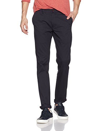 Amazon Brand - Symbol Men's Regular Fit Mid Rise Trouser
