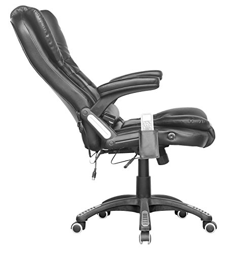 WestWood Luxury Leather 6 Point Massage Office Computer ...