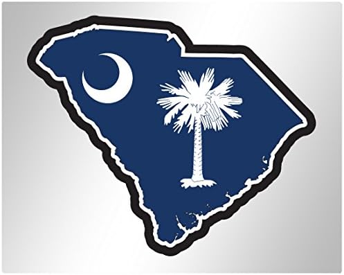 Magic Slice South Carolina State on Clear Non-Slip Flexible Cutting Board, Multicolor, 12" x 15"