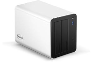 ‎TERRAMASTER TERRAMASTER F2-425 Plus NAS-Speicher – 2 Einschübe, Intel N150 Quad-Core-CPU, 8 GB RAM DDR5, 5GbE LAN x 2, M.2-Steckplatz x 3, Netzwerkspeicher für Teamarbeit, Multimedia-Server (ohne Festplatte)