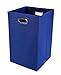 Modern Littles Folding Laundry Basket (Bold Solid Blue)