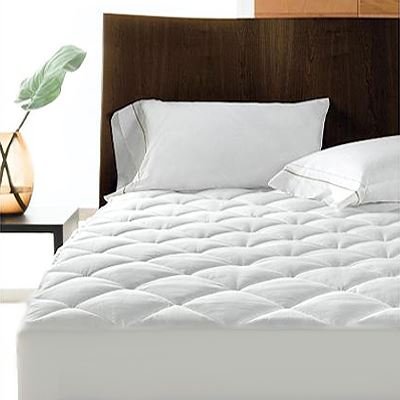 30cm (12") Skirt Extra Deep Generously Filled Quilted Percale Mattress Protector, King Size Bed - Mountain Moose Co.