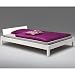 Produktbild IDIMEX Einzelbett Jugendbett MISTRAL Kiefer massiv weiß 100 x 200 cm