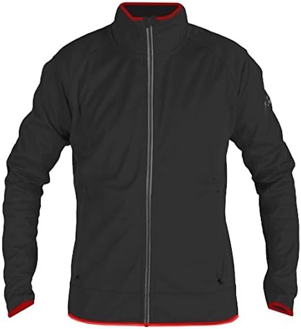 ALPINCROWN JACKET TOMMY Men Jacket Softshell, Black-Red, EU58