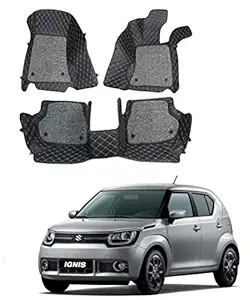 ATC 7D Black Mat for Maruti Suzuki Ignis (Model Year: 2016-2020) Car