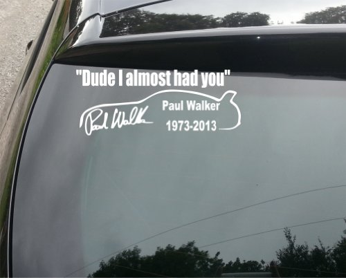 Devon Decals- Etiqueta (vinilo, 210 mm), diseño con texto en inglés "Dude I Almost Had You"