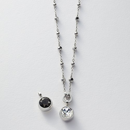 Leonardo-Jewels-Damen-Halskette-Darlins-Napoli-X-mas-Special-Edelstahl-Glas-silber-90-cm-016441