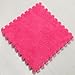 Produktbild L&LQIneinandergreifende teppichmatte 36 stücke kinder krabbeln matte schlafzimmer teppich spiel pad verdickung bodenmatte tatami schaum , rose red , 25*25 thick base long velvet