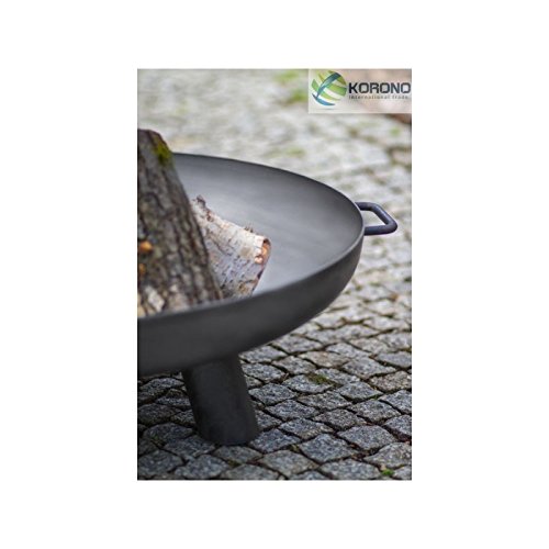 Feuerschale Ø100cm mit Loch, 25cm Höhe - 5