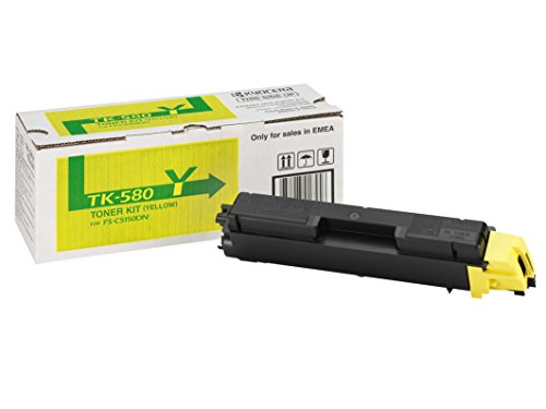 Kyocera 1T02KTANL0 TK-580Y Tonerkartusche 2.800 Seiten, gelb