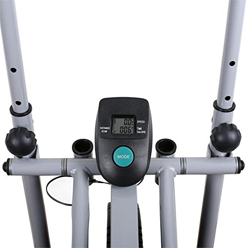 Klarfit Orbifit Basic Crosstrainer Hometrainer (inkl. Trainingscomputer, stufenlos verstellbarer Widerstand, höhenverstellbarer Lenker, Anzeige: Kalorienverbrauch) - 3