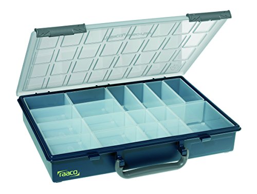 raaco Assorter 55 4x8-17 - Cajas de herramientas (Polipropileno (PP), Azul, 338 mm, 261 mm, 57 mm, 850 g)