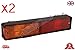 Produktbild 2 x Rücklicht Schwanz Lampe f MF Ferguson 300er Serie und 1007 links U rechts Passform