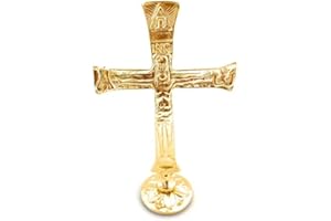 De Bussy Croce Tavolo Alzada Merkaba del Camino Neocatecumenale 137 mm dorato