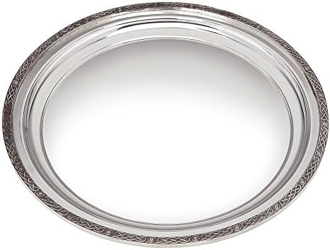 Large Celtic Rim Pewter Tray