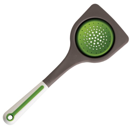 Chef´n 103-277-120 FreshForce Schaumlöffel mit ausklappbarem Sieb, weiß / grün
