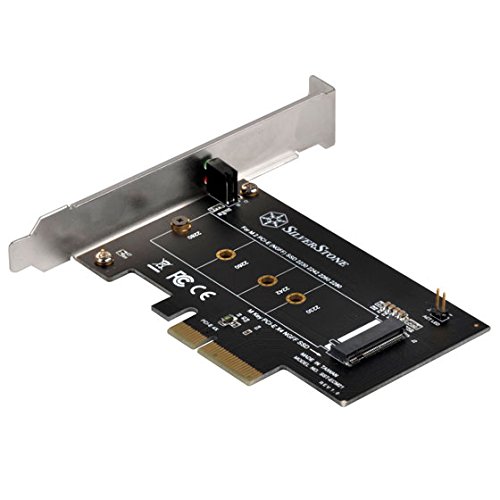 SilverStone SST-ECM21 - PCI-E Erweiterungskarte PCI-E x4 zu M.2 (NGFF)