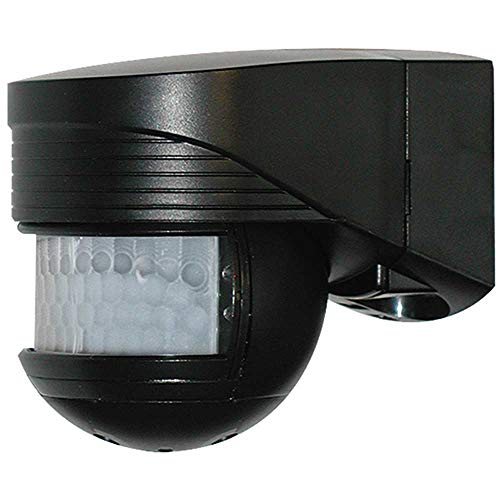 Preisvergleich Produktbild PROTEC.CLASS Bewegungsmelder 200° schwarz PBM 200 SW
