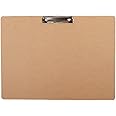 STOBOK 1PC Practical Durable Wooden Drawing Pad Horizontal Clipboard Clip Board Writing Board for Office School