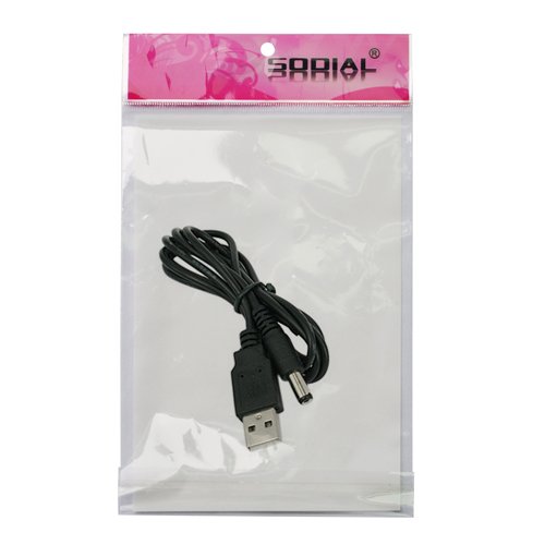 SODIAL(Wz.) USB auf 5,5 mm / 2,1 mm 5V DC Gebinde Datenkabel Verbindungakabel Power Klinkenkabel - 3