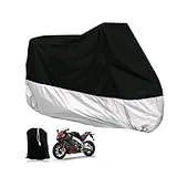 ☂ Motorradabdeckung schützt sehr gut Ihr Motorrad gegen die starke Sonne, Regen, Wind, Staub, Kratzer, Korrosion.