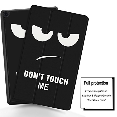 Hülle für Fire HD 8 (7. Generation – 2017) / das neue Fire HD 8 (6. Generation – 2016), Infiland Ultra Slim Lightweight Schutzhülle Cover für Fire HD 8 (8-Zoll-Tablet, 7. Generation – 2017) / Das neue Fire HD 8 Tablet (6. Generation – 2016)(Große Augen) - 3