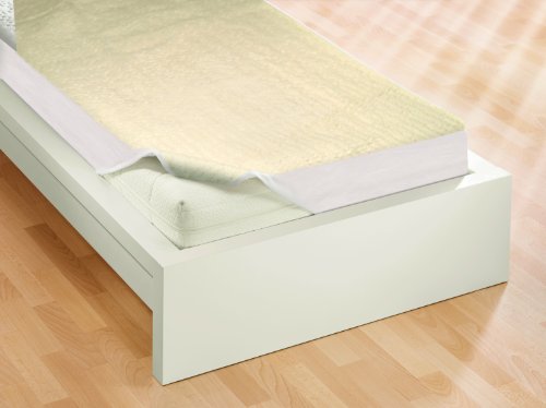 Monogram Komfort Fully Fitted Fleecy Heated Blanket/Mattress Cover - Double Dual Control 190 x 137cm