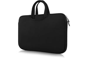 GOnavidio Sac de transport en nylon pour lecteur DVD portable 15,6" Noir