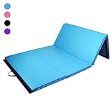 PRISP Tapis de Sol 240cm pour Gymnastique et Fitness, Matelas de Gym Épais et Pliable pour la Maison; Longueur: 240 cm * Largeur: 120 cm * Épaisseur: 5 cm